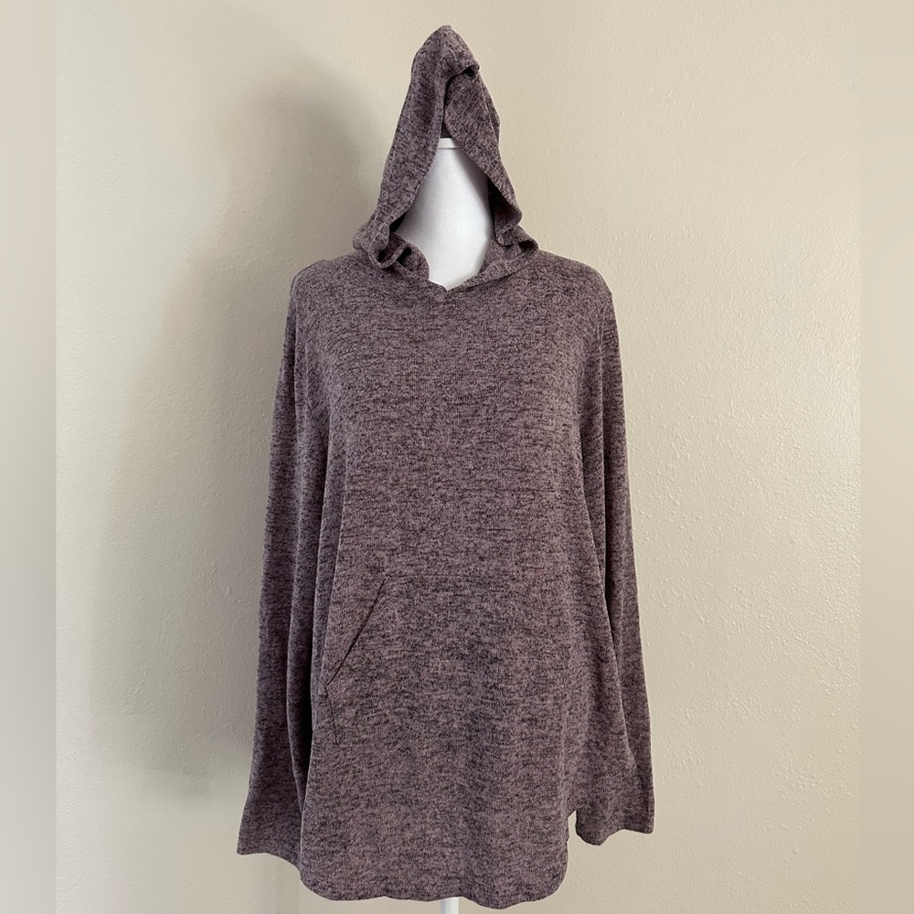 Women’s Free For All XL Hoodie Kangaroo Pouch Pink Black Soft